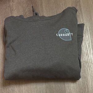 Carhartt Charcoal Sweatshirt with Logo